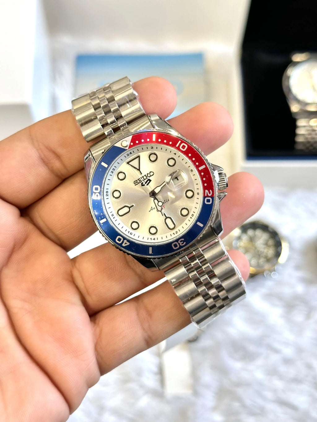 SEIKO GMT BACK OPEN