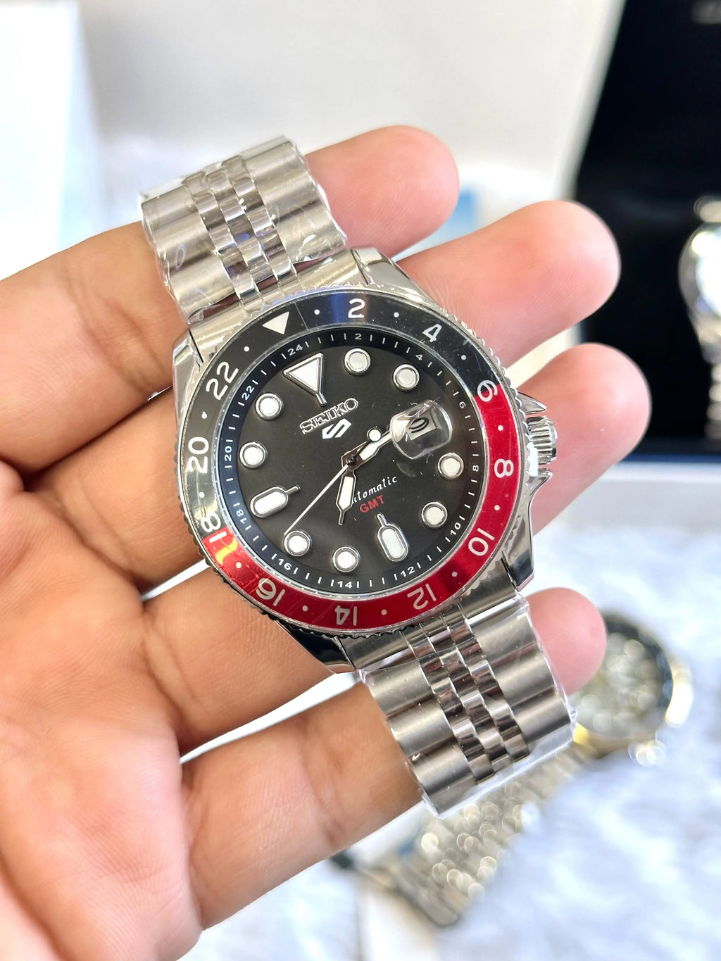 SEIKO GMT BACK OPEN