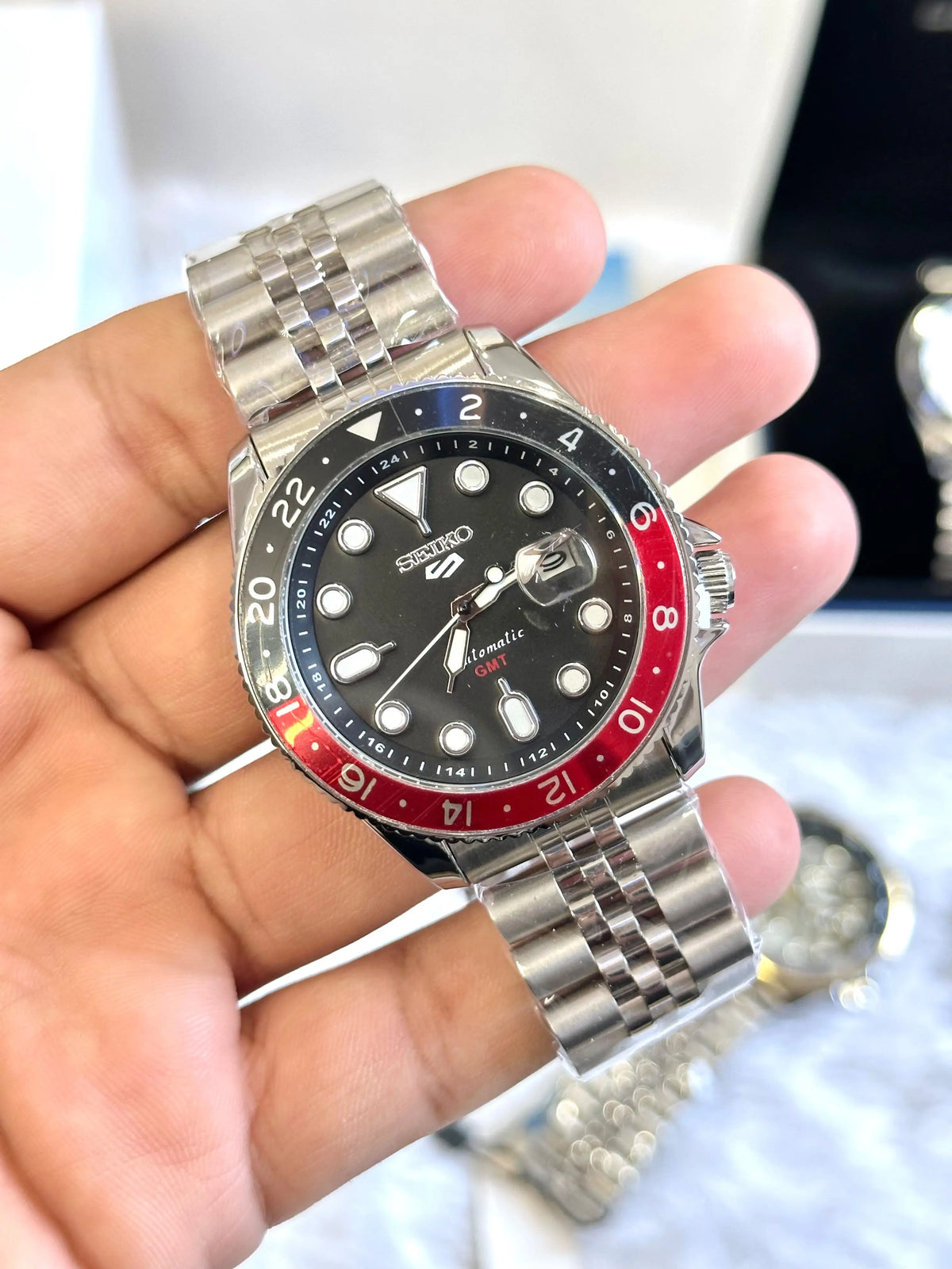 SEIKO GMT BACK OPEN