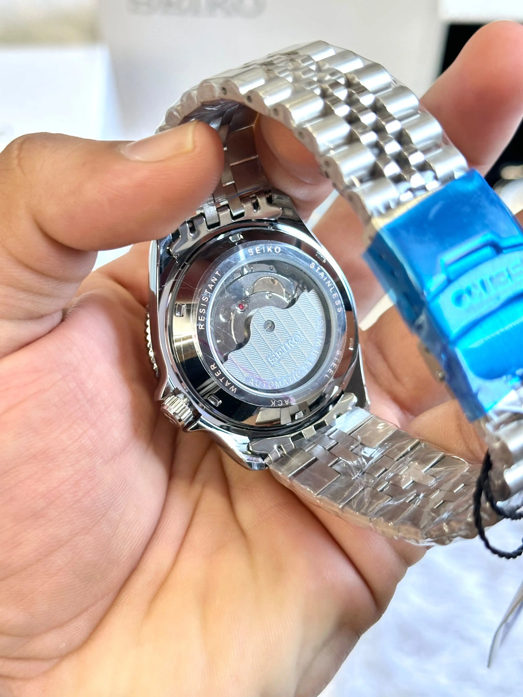 SEIKO GMT BACK OPEN