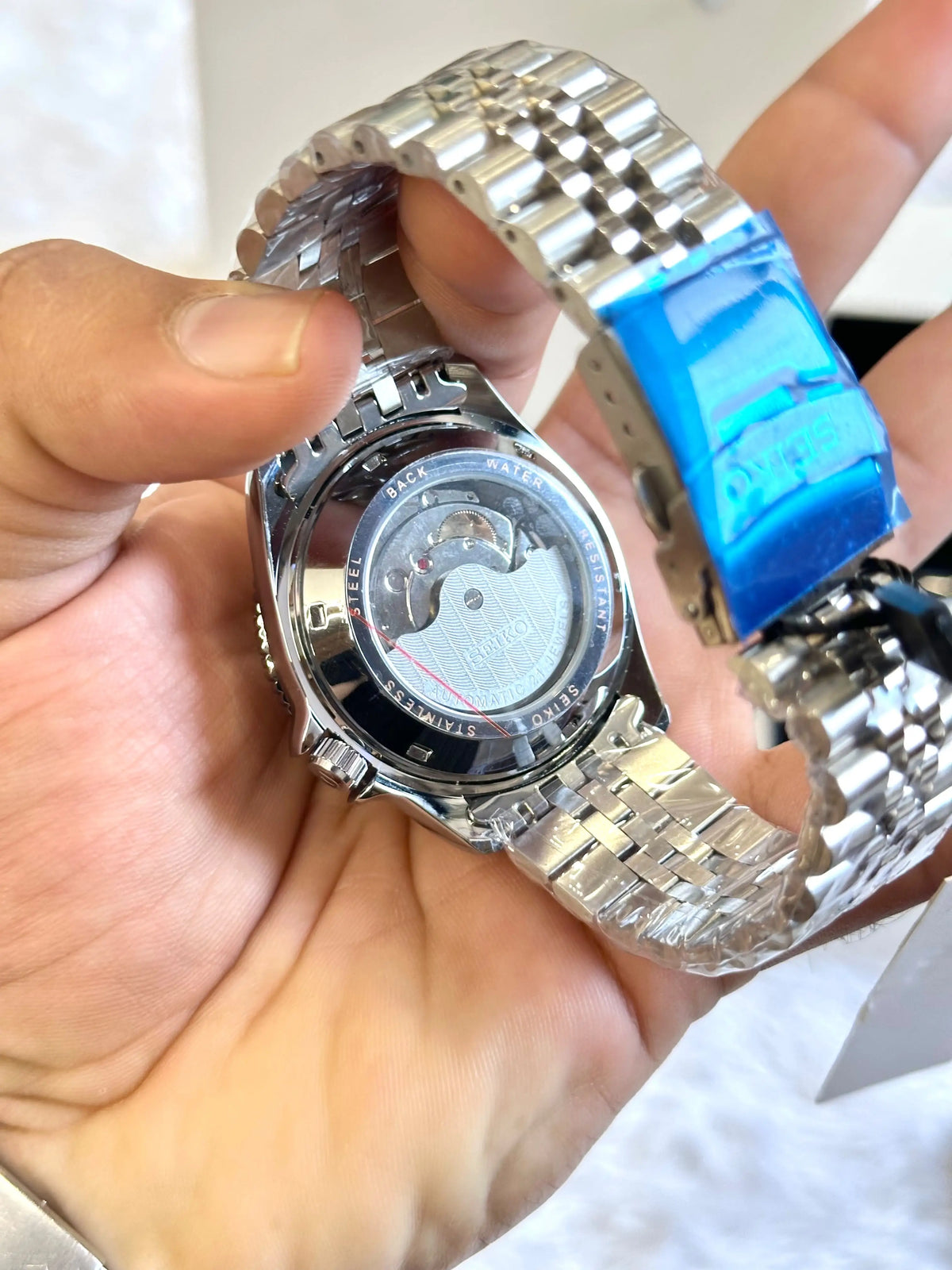 SEIKO GMT BACK OPEN