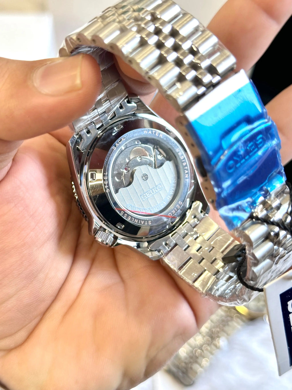 SEIKO GMT BACK OPEN