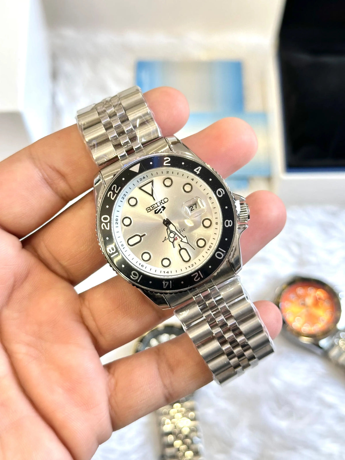 SEIKO GMT BACK OPEN