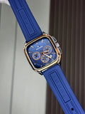 Tommy Hilfige r Copper Blue Square Premium Chronograph Watch