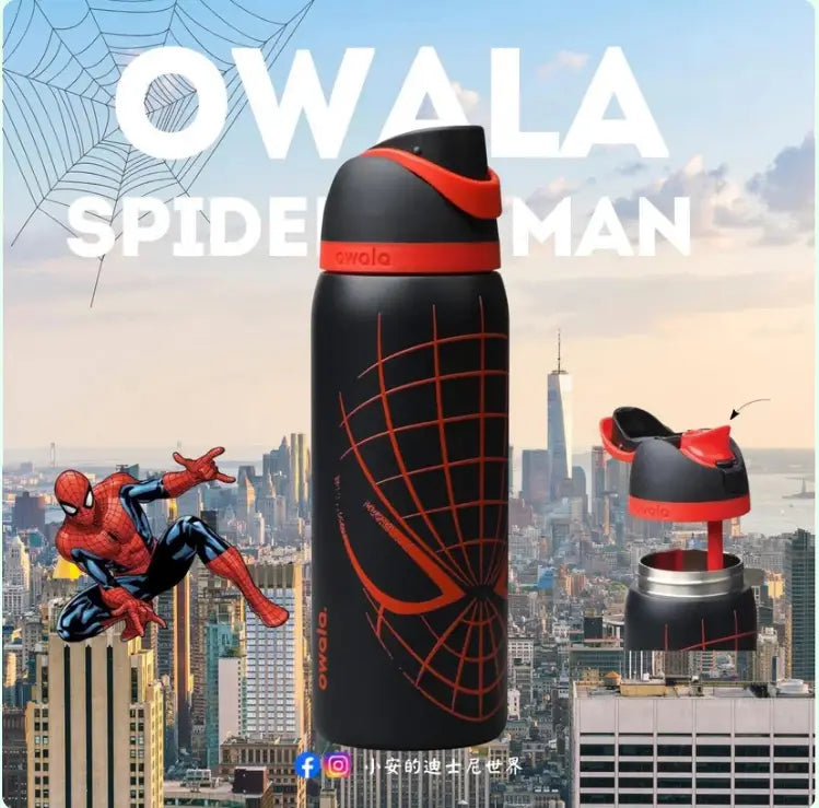 Owala x Spidemar Marvel Edition Black 24Oz  710ml Night Watch