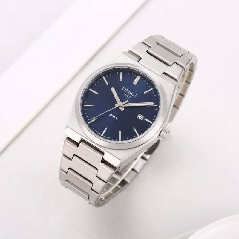 Tissot 1853 Prx Silver-Blue Plain
