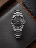 Tissot 1853 PRX Silver Black Plain 416